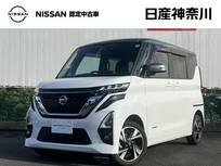 日産 ルークス 660cc 660 ハイウェイスターGターボ 4WD 日産オリジナルナビ(MM222D-L)