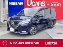 日産 セレナ 2000cc 2.0 ハイウェイスター V 防水シート　後席モニタ　10ワイドナビTV