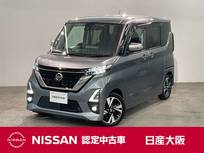 日産 ルークス 660cc 660 ハイウェイスターGターボ 両側オートスライドドア・純正アルミホイー