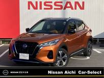 日産 キックス 1200cc 1.2 X ツートーン インテリアエディション (e-POWER) 純正9インチナビ アラウンドビューモニター